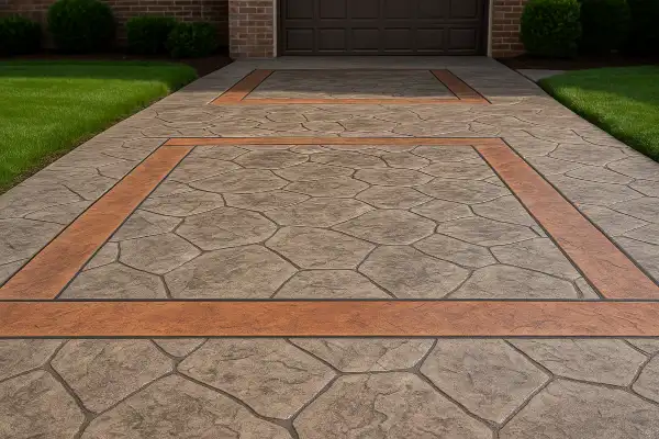 a brand new finished stamped concrete patio from Houston Concrete Services in Houston, TX - Concrete sidewalk building and repair a brand new finished stamped concrete patio from Houston Concrete Services in Houston, TX - Concrete sidewalk building and repair